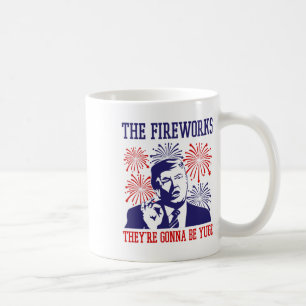 Mug Drôle Trump Citation Fireworks 4 juillet