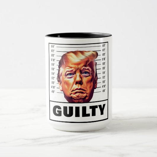 Mug Drôle Trump coupable (Centre)