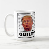 Mug Drôle Trump coupable (Gauche)