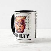 Mug Drôle Trump coupable (Devant gauche)