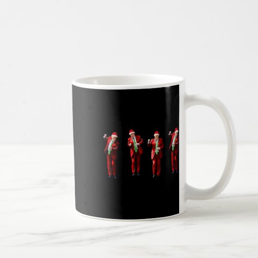 Mug Drôle Trump Danse Santa Claus Noël Noël Noël Noël  (Droite)