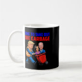 Mug Drôle Trump Garbage Time Pour Sortir Les Garbage E (Gauche)