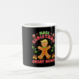 Mug Drôle Trump Gingerbread Homme rendre Noël grand