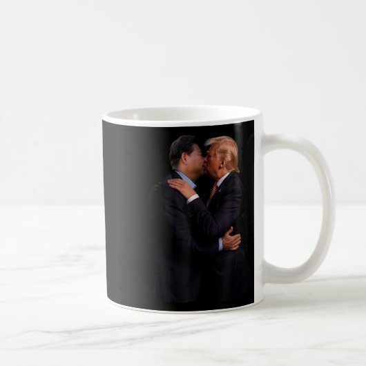 Mug Drôle Trump Président Américain Et Président Chino (Droite)