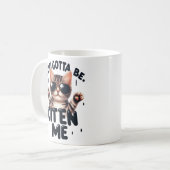 Mug Drôle Tu Dois Être Kitten Me Tri-Blend Chemise (Devant gauche)