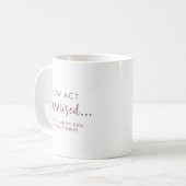 Mug Drôle Tu seras ma demoiselle d'honneur ? Propositi (Devant gauche)