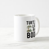 Mug Drôle Turtle Book Lover Lecture Citation (Devant droit)