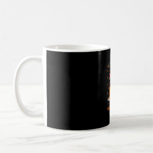 Mug Drôle Tuxedo Chat sur Citrouille Hallothanksmas Ha