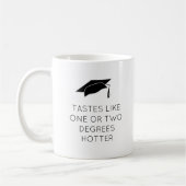 Mug Drôle, un ou deux degrés de plus graduation (Gauche)