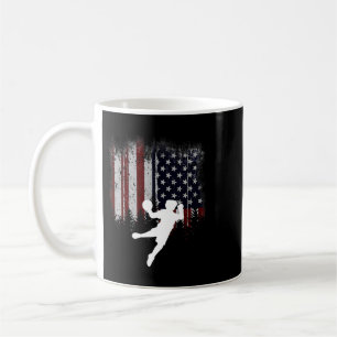 Mug Drôle USA American Flag Dodgeball