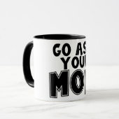 Mug Drôle Va Demander À Ta Mère (Devant gauche)
