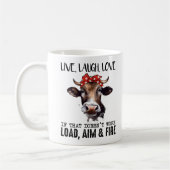 Mug Drôle Vache Dit (Gauche)