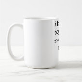 Mug Drôle Valentine's Day Coffee Boyfriend Citation Ca (Gauche)