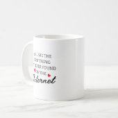 Mug Drôle Valentines de Rencontres en ligne (Devant gauche)