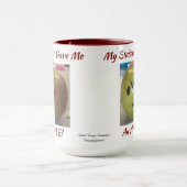 Mug Drôle VERT & ROUGE ''Apple from My Student'' (Centre)