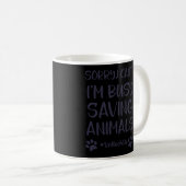 Mug Drôle Vet Tech Sweat - shirt à capuche Je Ne Peux  (Devant droit)