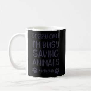 Mug Drôle Vet Tech Sweat - shirt à capuche Je Ne Peux