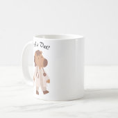 Mug Drôle Vétérinaire Humour Citation pour soins aux a (Devant gauche)