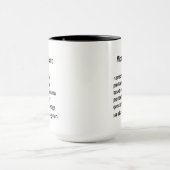 Mug Drôle Vice-président Définition cadeaux (Centre)