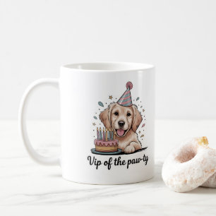 Mug Drôle "VIP de la Paw-tie" Anniversaire de Chien