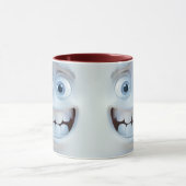Mug Drôle Visage Expression Céramique ☕ café (Centre)