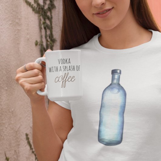 Mug Drôle Vodka Boire du café Boug Splash