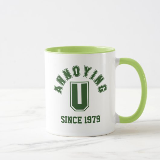 Mug Drôle Vous Agaçant Mug, Vert (Droite)