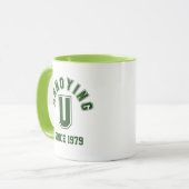 Mug Drôle Vous Agaçant Mug, Vert (Devant gauche)