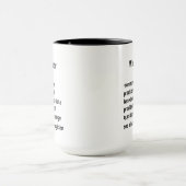 Mug drôle Watchmaker Définition cadeaux pour hommes fe (Centre)