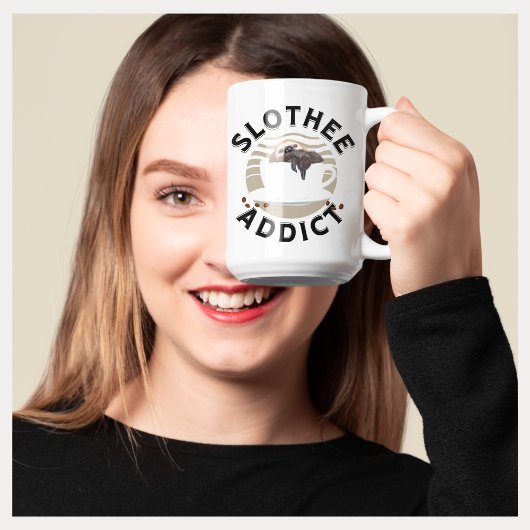 Mug Drôle Wordplay Sleepy Sloth