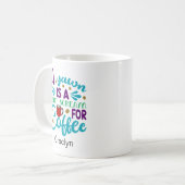 Mug Drôle Yawn café (Devant gauche)