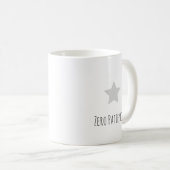 Mug Drôle "Zéro Patience" Typographie Moderne Introver (Devant droit)