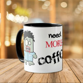 Mug Drôle Zombie café