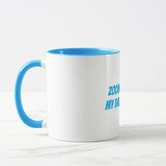 Mug Drôle "Zoom & Café My Daily Routine" (Gauche)