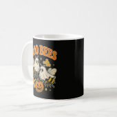 Mug Drôles d'abeilles fantômes drôles abeilles Hallowe (Devant gauche)