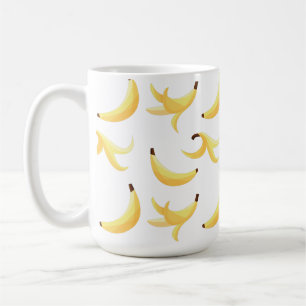 Mug Drôles de faveurs de fête à la banane rétro éditab