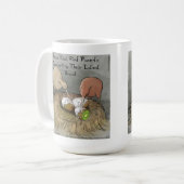 Mug Drôles de kiwis soignant leurs fruits (Devant gauche)