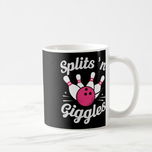Mug Drôles de splits N Rires Bowling Quilleur Bowling (Droite)