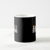 Mug Drôles d'incidents Chien assis cool (Centre)
