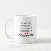 Mug Drôles d'Internautes Couple (Gauche)