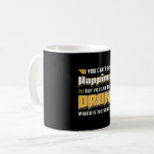 Mug Drones Caméra Pilote Quadcopter drones FPV Cadeau (Devant gauche)