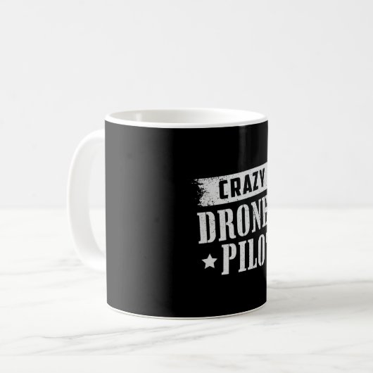 Mug Drones Pilotes Quadcopter Drones FPV Camera Cadeau (Devant gauche)
