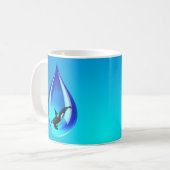 Mug Drop d'eau et Orca (Devant gauche)
