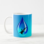 Mug Drop d'eau et Orca (Gauche)