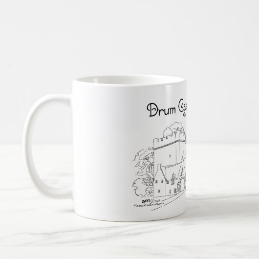 Mug Drum Castle, Aberdeenshire, Écosse (Gauche)