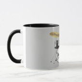 MUG DRUM MUSICALE FIXÉ DANS L'ÉLÉGANT CHARCOAL GRAS ET (Gauche)
