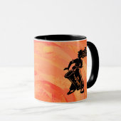 Mug Drum Orange New York Boogie Nights (Devant droit)
