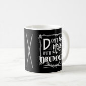 Mug Drummer Drumsticks amusants Drumming Drum Percussi (Devant droit)