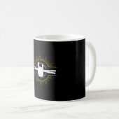Mug Drummer Drumticks Rock & Roll Music (Devant droit)
