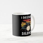 Mug Drummer I Destruction Silence Drum (Devant droit)